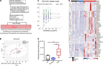 Disordered Gut Microbiota Correlates With Altered Fecal Bile Acid Metabolism and Post-cholecystectomy Diarrhea